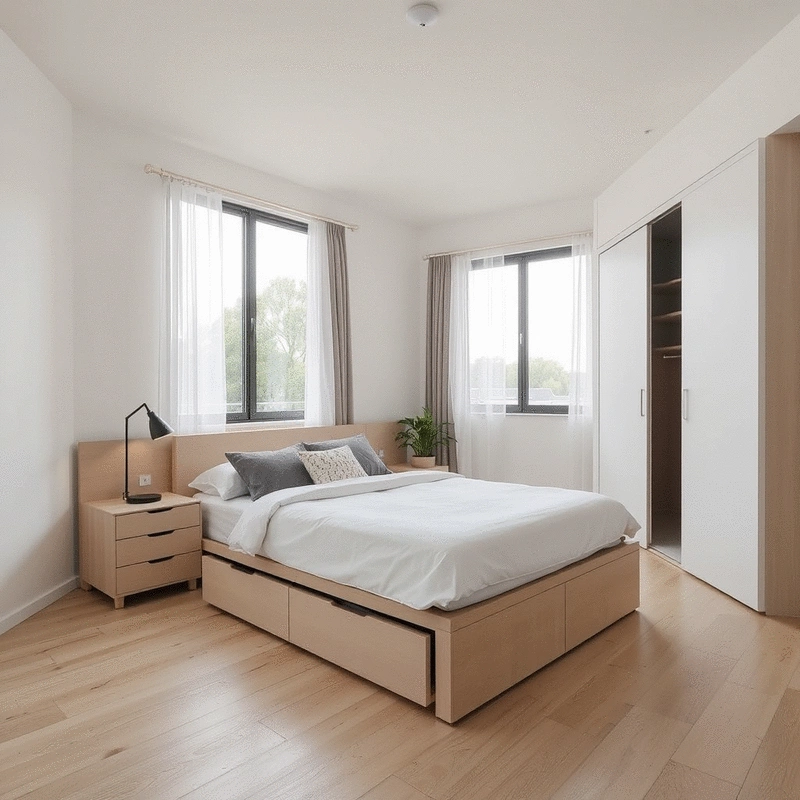 space-efficient bedroom designs for Australian homeowners