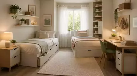 Maximizing Space in Shared Bedrooms