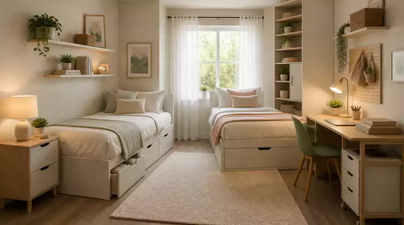 Maximizing Space in Shared Bedrooms