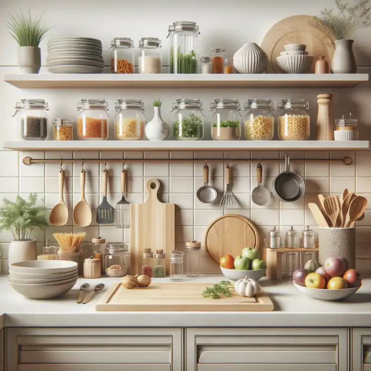 how to organize a cluttered Australian kitchen