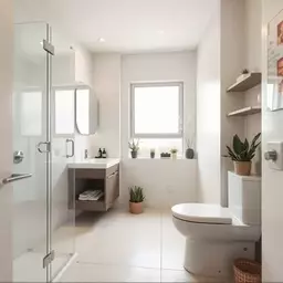 maximizing space in small Australian bathrooms