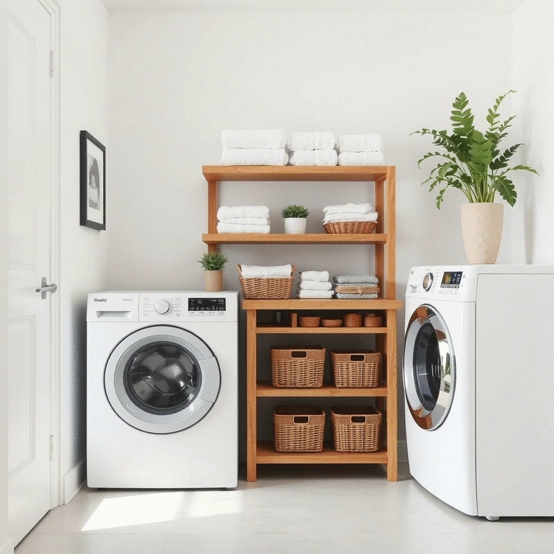 how to declutter and organize your Australian laundry