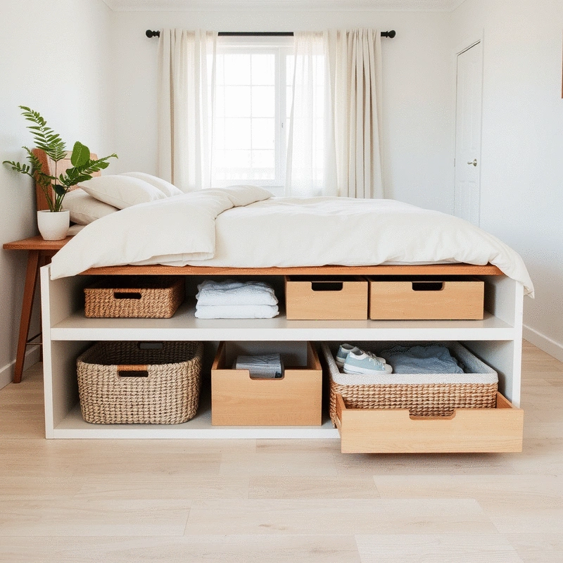 clever under-bed storage ideas for Australian bedrooms