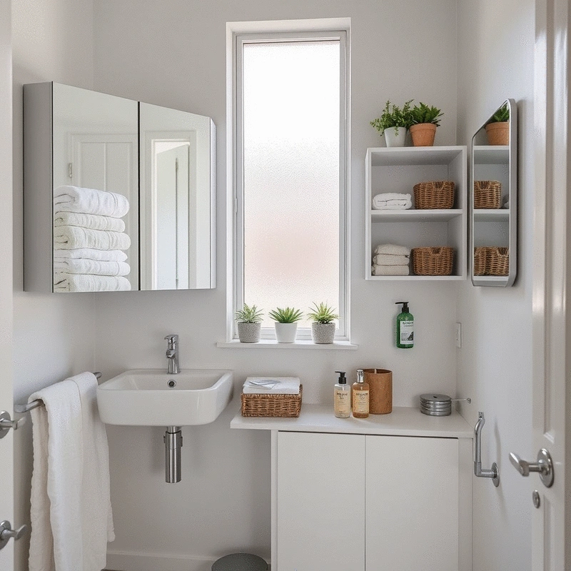 smart storage ideas for small bathrooms in Australia